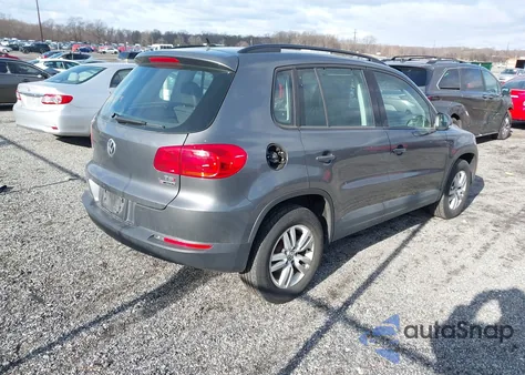 2016 Volkswagen Tiguan S z USA, uszkodzony, nr VIN WVGBV7AX8GW508914